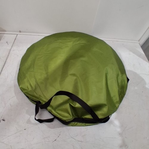 POP-UP PRIVACY TENT WITH CARRYING BAG AND GROUND STAKES, CHANGING TENT/SHOWER TENT, 47.2" X 76.8" - GREEN image 3
