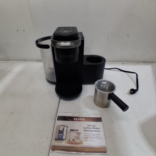 KEURIG K-CAFE SPECIAL EDITION SINGLE SERVE K-CUP POD COFFEE MAKER & MILK FROTHER - SILVER (MODEL: K-CAFE K84) image 5