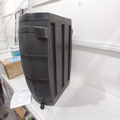 RTS HOME ACCENTS 50 GALLON ECO FLAT BACK RAIN BARREL - BLACK image 5
