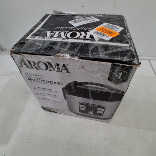 AROMA RICE & GRAIN 8 CUP MULTICOOKER - 120 V- STAINLESS STEEL / BLACK (MODEL: ARC-914SBD) image 6