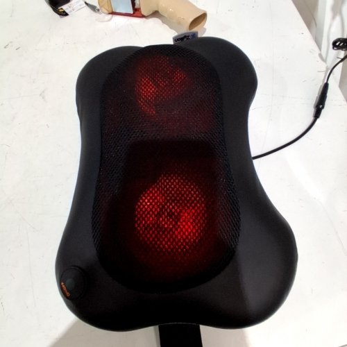 ZYLLION SHIATSU PILLOW NECK & SHOULDER MASSAGER WITH HEAT FUNCTION - BLACK (MODEL: ZMA-13-BK) image 2