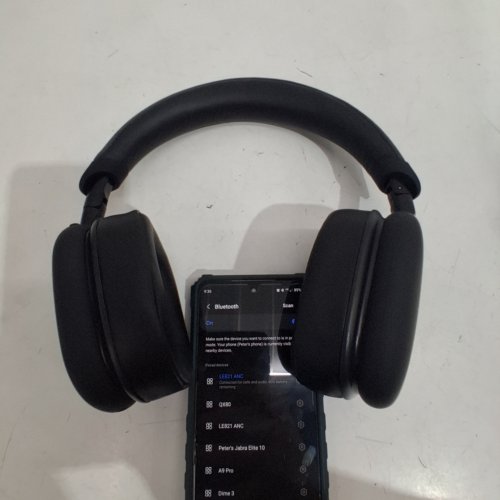 IKT ACTIVE NOISE CANCELLING HEADPHONES - BLACK (MODEL:LE821 ANC) image 2