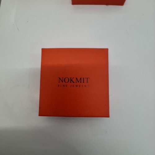 ADULTS NOKMIT FINE JEWELRY WEDDING BAND RING - SIZE 8/ 2 MM - 1/20 14 K GOLD (ITEM: X003F0010F) image 4