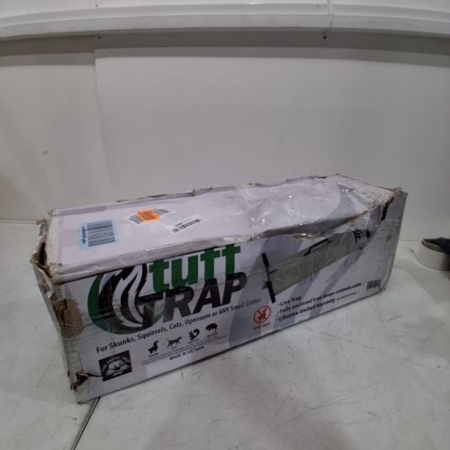 THE SNARE TUFF TRAP LIVE TRAP - 6" X 24" - GREY/BLACK image 4