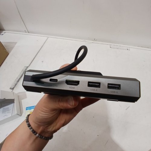 JSAUX USB-C 5-IN-1 MULTIFUNCTION ADAPTER - BLACK AND GRAY image 3