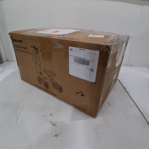 WHLICKS STEERABLE 4-WHEEL KNEE RELIEF SCOOTER - 300LBS MAX - BLACK (ITEM: KS03) image 6