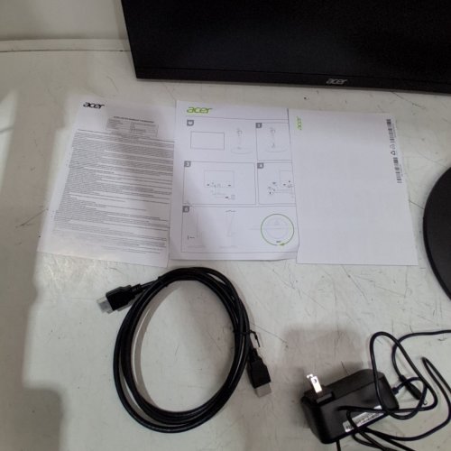 ACER FHD 1080P MONITOR WITH SPEAKERS - 24" | 100HZ | AMD FREESYNC - BLACK (MODEL: SH242Y) image 4
