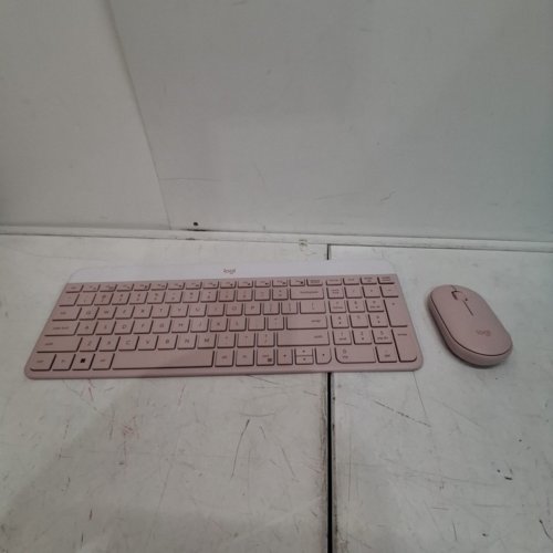 LOGITECH MK470 SLIM WIRELESS KEYBOARD - LONG BATTERY LIFE, ULTRA QUIET, 2.4 GHZ USB RECEIVER, PLUG N' PLAY CONNECTIVITY - ROSE (MODEL: ‎920-009443) image 3