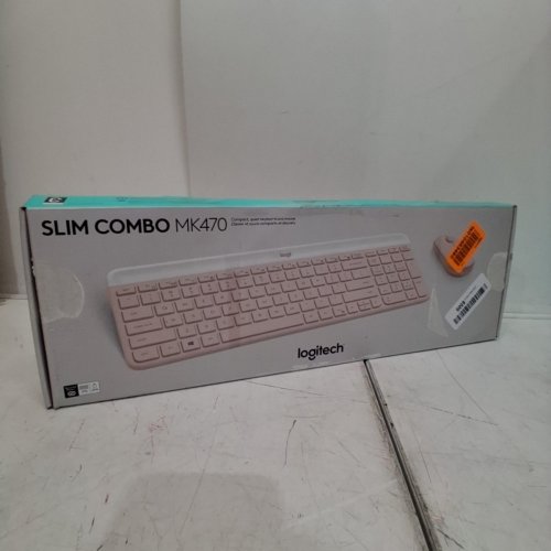 LOGITECH MK470 SLIM WIRELESS KEYBOARD - LONG BATTERY LIFE, ULTRA QUIET, 2.4 GHZ USB RECEIVER, PLUG N' PLAY CONNECTIVITY - ROSE (MODEL: ‎920-009443) image 6