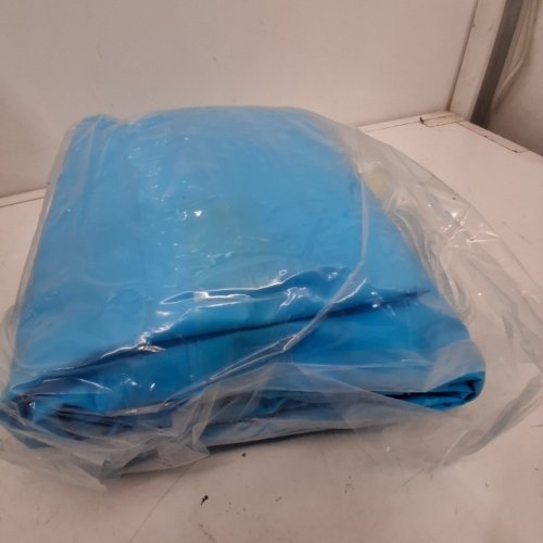 INFLATABLE TANNING POOL LOUNGER - 85" X 57" - 440LBS MAX - BLUE (MODEL: TK004) image 3
