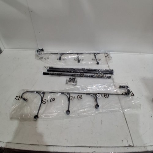 OVER THE DOOR DECORATIVE 3-TIER TOWEL & HAND TOWEL RACK - BLACK image 2