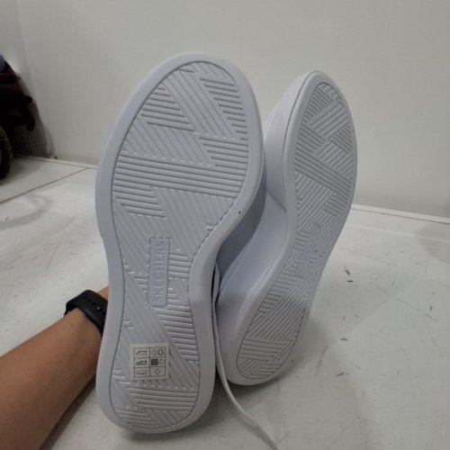 WOMEN'S SKECHERS CORDOVA SNEAKER SHOES - 6 - WHITE/BLACK (STYLE: 9886006) image 3