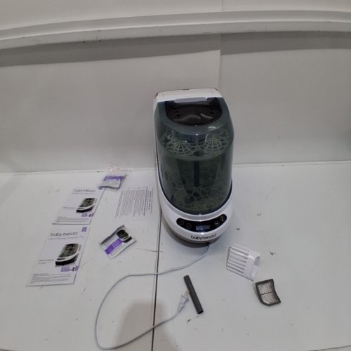 BABY BREZZA BOTTLE WASHER PRO ALL-IN-ONE STERILIZER & DRYER - HOLDS 4 BOTTLES - GREY/WHITE (MODEL: BRZ0103) image 5