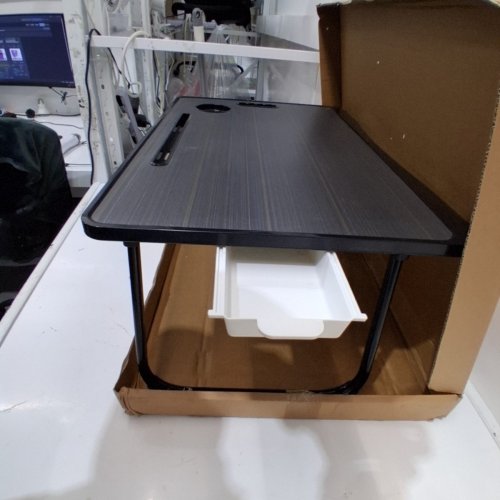 AMAREDOM MULTIFUNCTIONAL PORTABLE FOLDING TABLE/DESK - 10.43" X 23.6" X 15.7" - BLACK (MODEL: AMAREDOM) image 4
