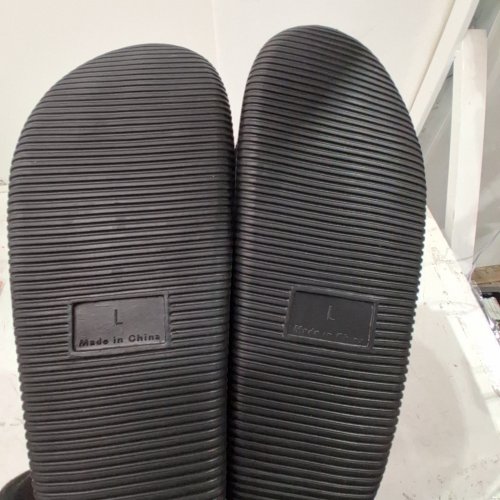 MEN'S GEORGE SLIDE SANDALS - LARGE - BLACK image 4