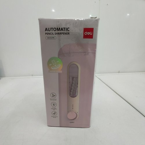 DELI FULLY AUTOMATIC ELECTRIC PENCIL SHARPENER - 12MM - PINK image 4