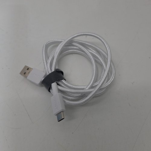 ANKER DURABLE BRAIDED USB-A TO USB-C FAST CHARGING CABLE - 6FT - WHITE (MODEL: A81H6H21-1) image 2