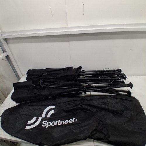 SPORTNEER PORTABLE FOLDING CAMPING BED COT - 31" X 79" - 450LB CAP - BLACK (MODEL: Y21-80602-59) image 2
