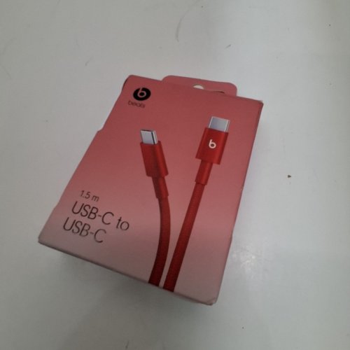 BEATS USB-C TO USB-C BRAIDED CHARGING CABLE - 1.5M - RED image 2