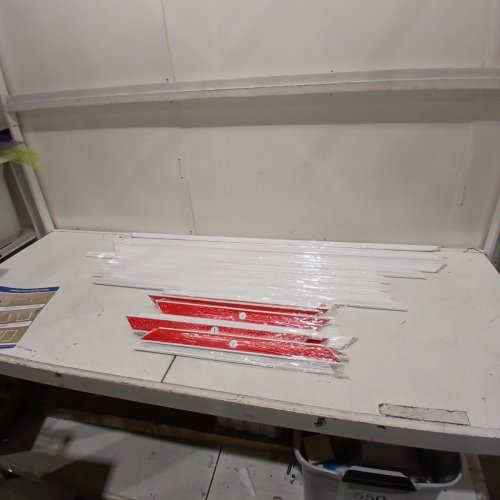24PC NEATIEASE PEEL AND STICK WALL MOLDING KIT - 6-FRAMES - 20"/40"/50"- WHITE image 2