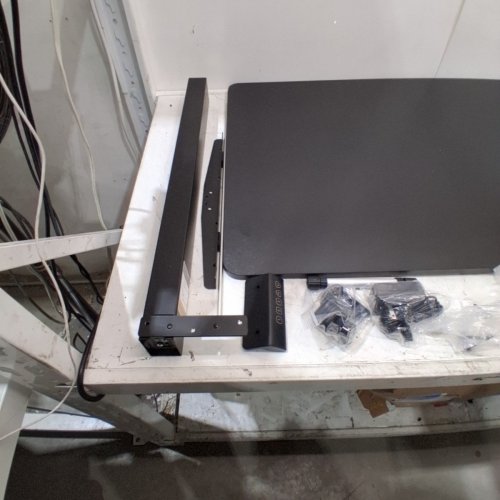 HEIGHT-ADJUSTABLE ELECTRIC STANDING DESK - 48" X 24" - BLACK image 4