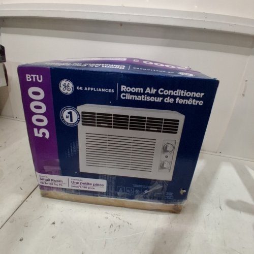 GE APPLIANCES MECHANICAL ROOM AIR CONDITIONER FOR SMALL ROOMS - 5000BTU - 150SQ. FT. (MODEL: AWAS05BWFC) image 10