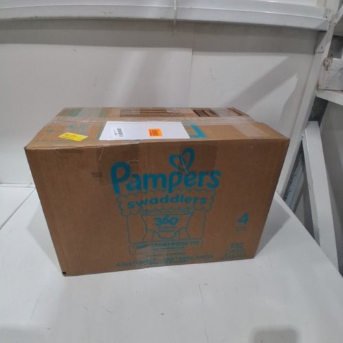 132PK PAMPERS SWADDLERS DISPOSABLE DIAPERS - SIZE 4 image 3