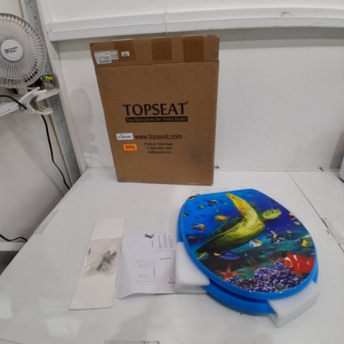 TOPSEAT ELONGATED 3D TURTLE TOILET SEAT image 2