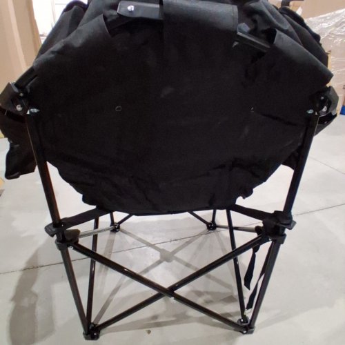 RELEAD FOLDING CAMPING CHAIR - 350LBS MAX CAP - GREY image 5
