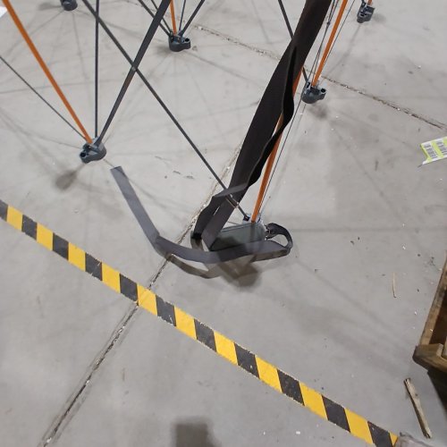 BORA CENTIPEDE PORTABLE FOLDING WORKSTAND WORKBENCG WITH CARRYING STRAP - 4FT X 4FT - 36" TALL - BLACK/ORANGE (MODEL: CT9) image 9