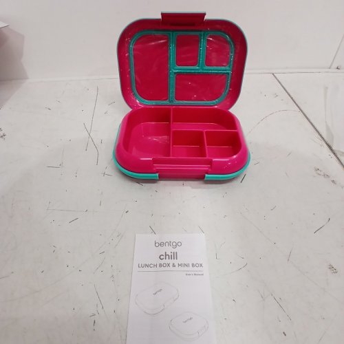 BENTGO CHILL LUNCH BOX WITH ICE PACKS - GREEN/PINK (MODEL: 1997883) image 3