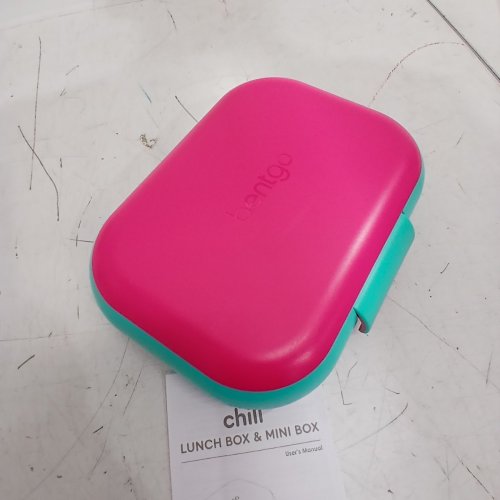 BENTGO CHILL LUNCH BOX WITH ICE PACKS - GREEN/PINK (MODEL: 1997883) image 4