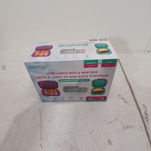 BENTGO CHILL LUNCH BOX WITH ICE PACKS - GREEN/PINK (MODEL: 1997883) image 5