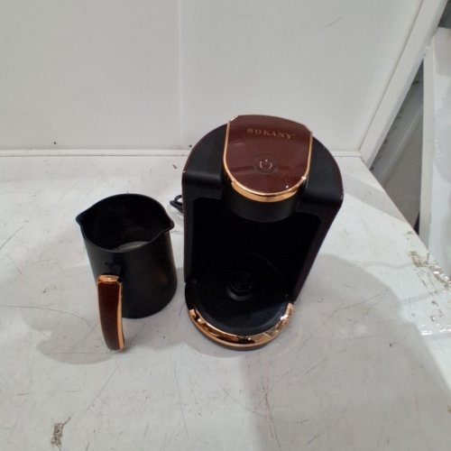 SOKANY ELECTRIC COFFEE POT - 550W - 250 ML - BLACK/BROWN (MODEL: SK-09048) image 4