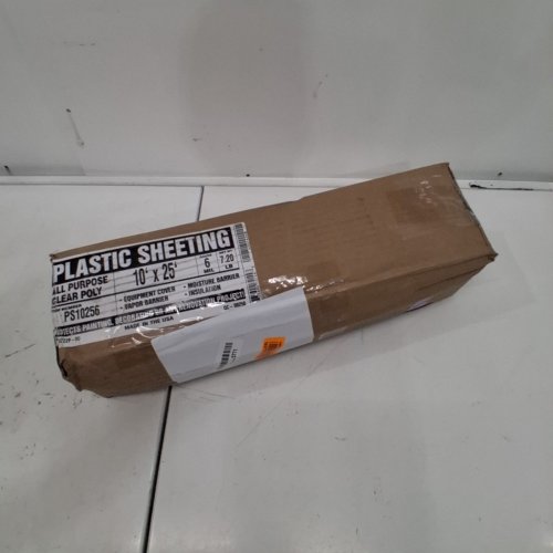 EXTRA HEAVY DUTY PLASTIC SHEETING - 10FT X 25FT - CLEAR (MODEL: PS10256) image 3
