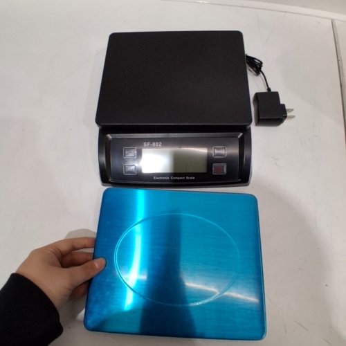 JAQAZNBV KITCHEN SCALE - BLACK/SILVER (MODEL: SF-802) image 4