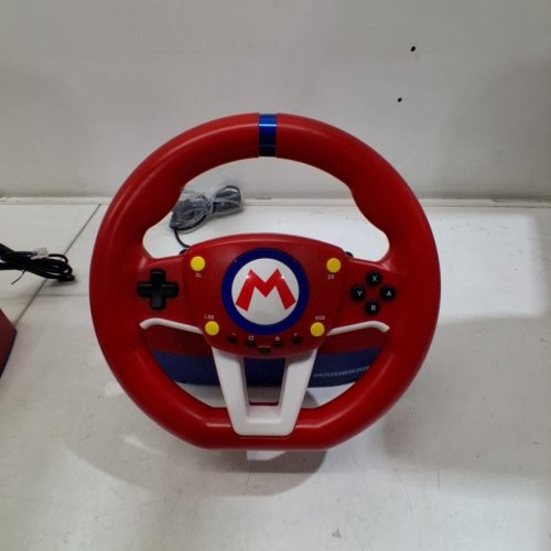 HORI MARIO KART RACING WHEEL PRO MINI WITH PEDALS - 5 V 30MA - RED (MODEL: NSW-204) image 5