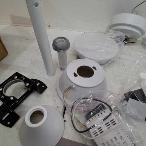 MUYUTC REVERSIBLE CEILING FAN WITH LIGHTS AND REMOTE- 6-SPEED -52" - WHITE image 4