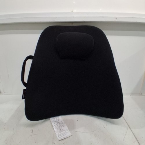 OBUSFORME PORTABLE WIDEBACK PADDED BACKREST SEAT CUSHION & LUMBAR SUPPORT PILLOW - 22" X 19" - BLACK (MODEL: WB-BLK-CBC) image 2