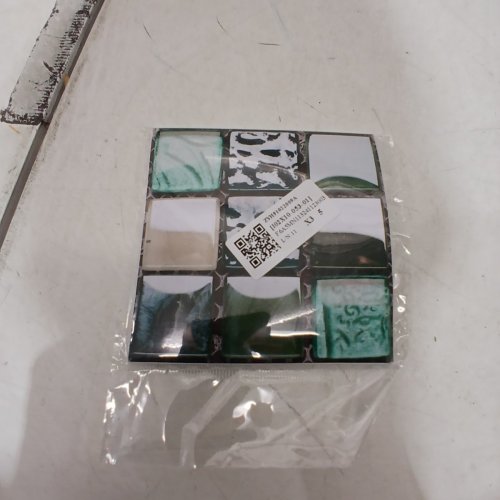 4PK PEEL & STICK BACKSPLASH MOSAIC TILE STICKERS - 4" X 4" - MULTICOLOUR image 2
