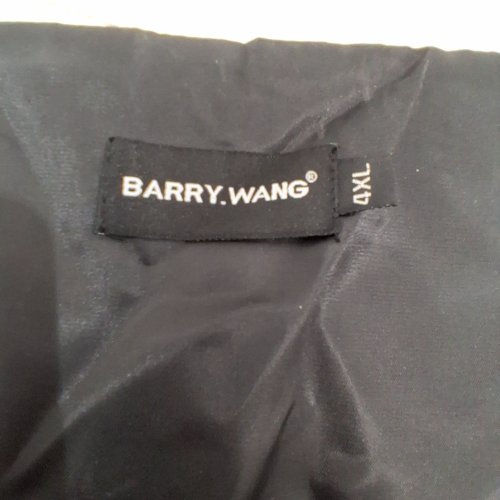 2PC MEN'S BARRY.WANG SILK FORMAL GARMENT VEST & TIE - 4XL - DARK PURPLE image 2