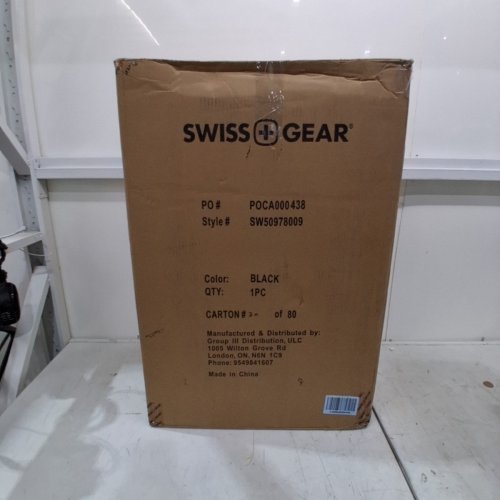 SWISSGEAR CHROME 28" HARDSIDE SPINNER LUGAGGE - BLACK (MODEL: SW50978009) image 9
