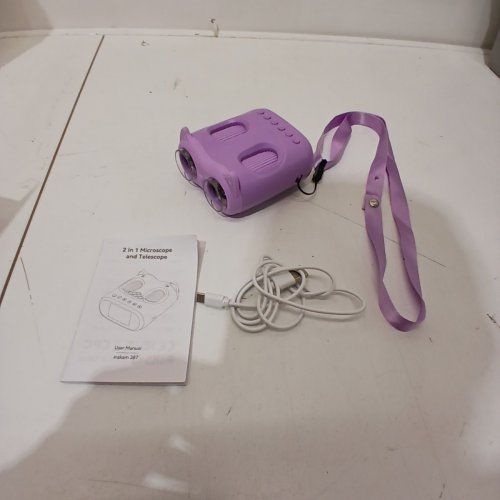 TEMODU 2-IN-1 MICROSCOPE AND TELESCOPE - 2" DISPLAY - 1000X DIGITAL ZOOM - PURPLE (MODEL: 387) image 3