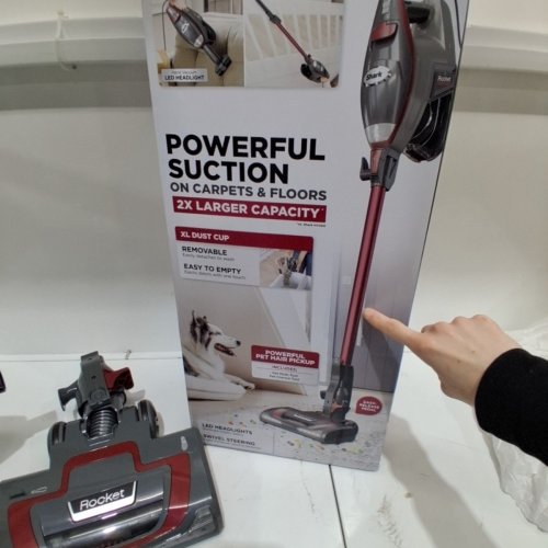 SHARK ROCKET PRO CORDED VACUUM WITH REMOVEABLE HAND VACUUM - COMET RED (MODEL: HV370C) image 4