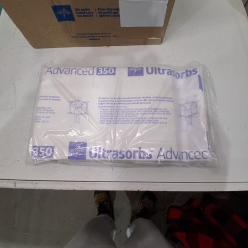 5PK MEDLINE ULTRASORBS ADVANCED PREMIUM DISPOSABLE UNDERPADS WITH SLIP RESIST TECHNOLOGY - 30" X 36" - WHITE (MODEL: MSC383500) image 2