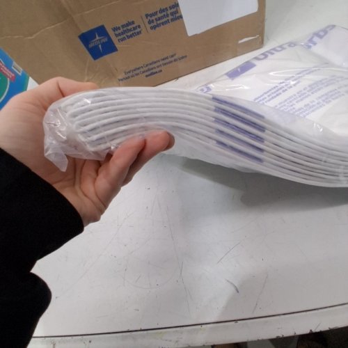 5PK MEDLINE ULTRASORBS ADVANCED PREMIUM DISPOSABLE UNDERPADS WITH SLIP RESIST TECHNOLOGY - 30" X 36" - WHITE (MODEL: MSC383500) image 3