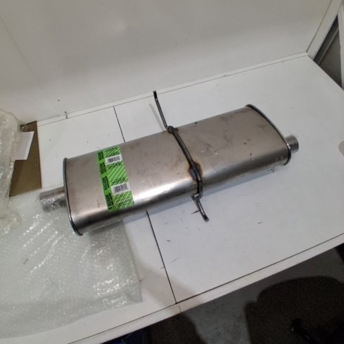WALKER QUIET-FLOW STAINLESS STEEL MUFFLER - 2.25 INLET -STAINLESS STEEL (MODEL: 50055) image 3