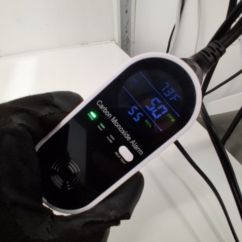 4 IN 1 CARBON MONOXIDE ALARM - BLACK AND WHITE (MODEL: KH-106) image 2
