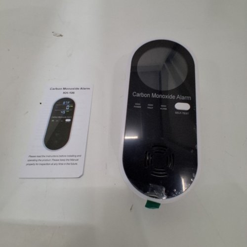 4 IN 1 CARBON MONOXIDE ALARM - BLACK AND WHITE (MODEL: KH-106) image 3