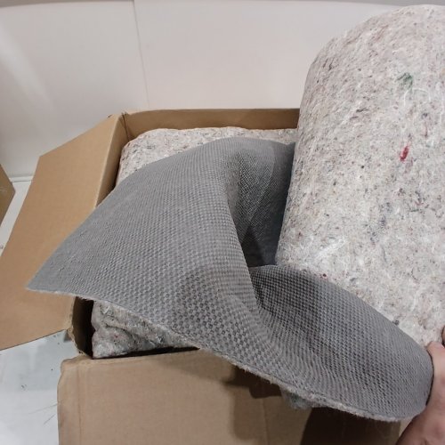 PADDED CARPET UNDERLAY - 8FT X 16FT - GRAY image 3